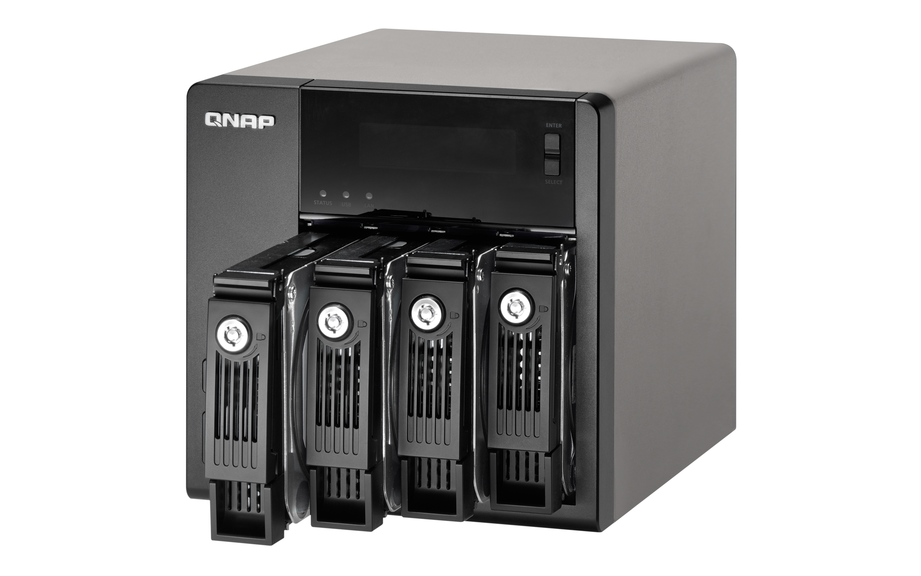QNAP TVS471 i3 Turbo vNAS 40tb NAS Server 4x10000gb Western Digital
