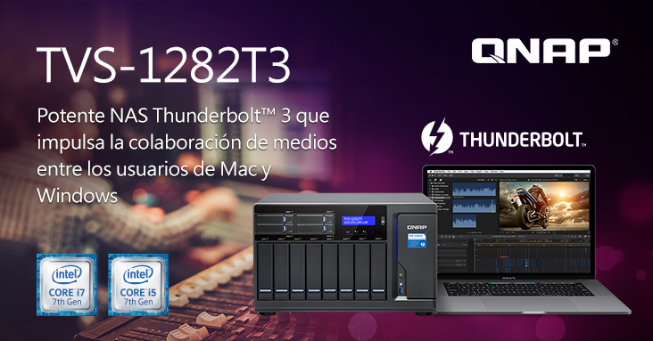 TVS-1282T3 Thunderbolt 3 NAS