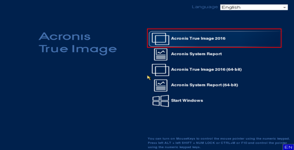 acronis true image qnap not working