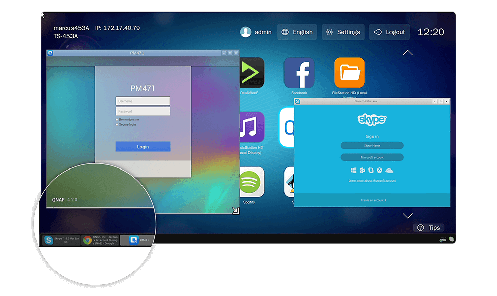 Multi-task bar