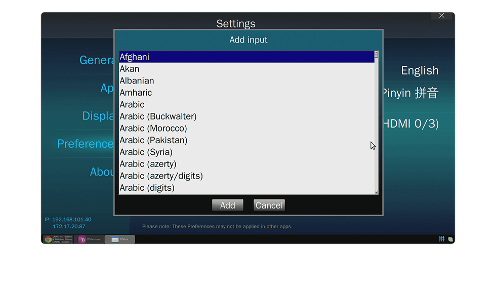 Multilingual keyboard and input