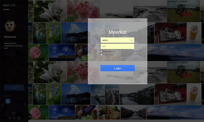 Revamped Interface - Login window