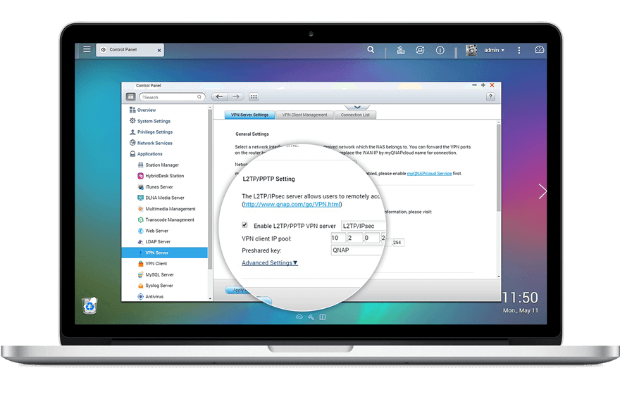 Förbättrad säkerhet för VPN-server via L2TP/IPsec