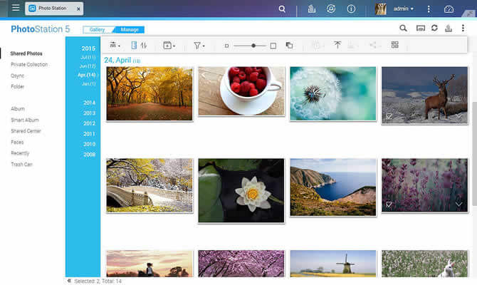 Photo Station - Tool Bar