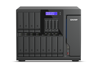 QNAP TVS-AIh1688ATX studio-class NAS product shot