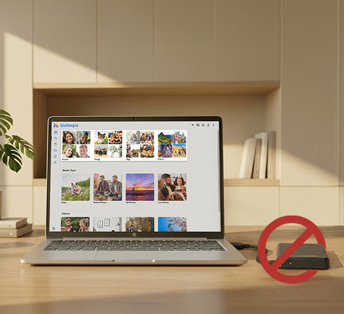 Messy multi-device backups
