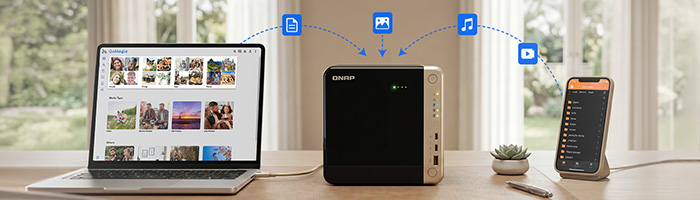 QNAP NAS with 2.5GbE and AI processing