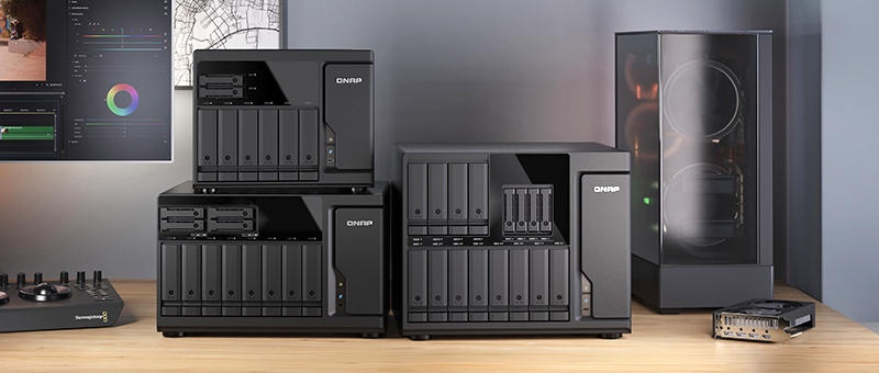 QNAP TVS-hx77AX series ZFS hybrid NAS